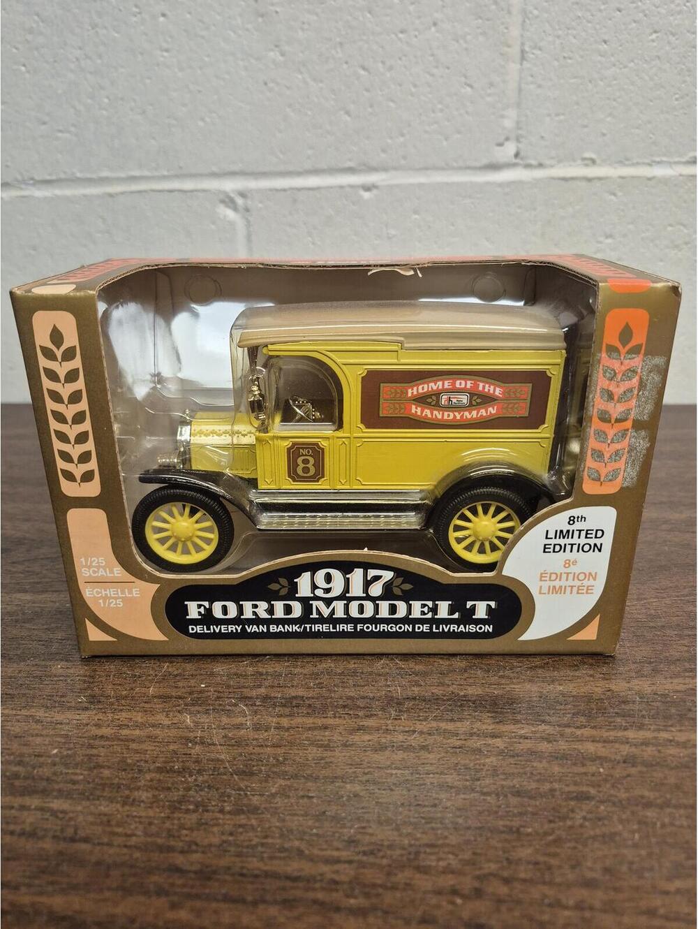 1917 Ford Model T Delivery Van Diecast Model 1:25 Scale